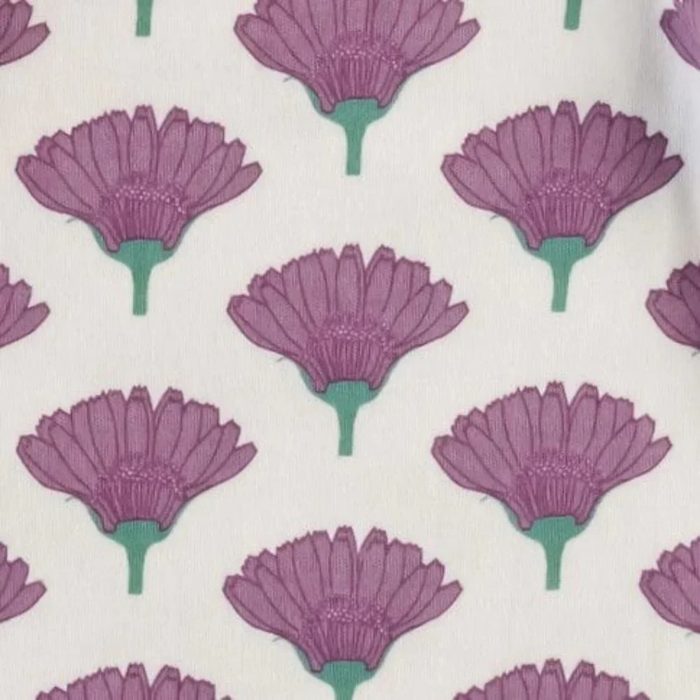 NWT Kate Quinn Orchid Marigold Circle Quilt Organic Cotton